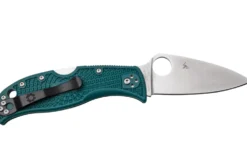 Couteau pliant Spyderco LeafJumper C262PBLK390 manche nylon / fibre de verre bleu 11,3cm