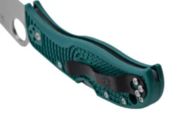 Couteau pliant Spyderco LeafJumper C262PBLK390 manche nylon / fibre de verre bleu 11,3cm
