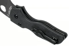 Couteau pliant Spyderco Lil'Native C230GPBBK lame noire et manche en G10 8,9cm