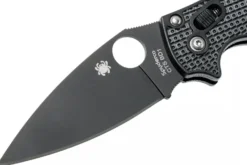 Couteau pliant Spyderco Manix 2 C101PBBK2 manche en nylon/fibre de verre noir 11,8cm