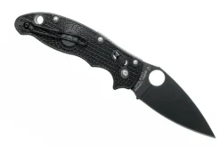 Couteau pliant Spyderco Manix 2 C101PBBK2 manche en nylon/fibre de verre noir 11,8cm