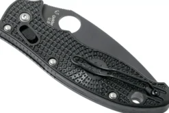 Couteau pliant Spyderco Manix 2 C101PBBK2 manche en nylon/fibre de verre noir 11,8cm