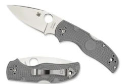 Couteau pliant Spyderco Native 5 C41PGY5 Maxamet manche nylon/fibre de verre gris 10,2cm