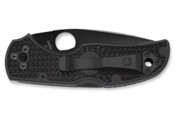 Couteau pliant Spyderco Native 5 C41SBBK5 lame dentée manche en nylon/fibre de verre noir 10,2cm
