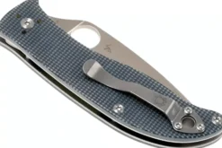 Couteau pliant Spyderco Polestar C220GPGY manche en G10 gris 11,5cm