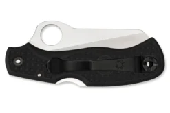 Couteau pliant Spyderco Rescue 79mm C45SBK lame dentée manche en nylon/fibre de verre noir 10,4cm