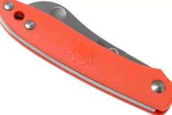 Couteau pliant Spyderco Roadie C189POR manche en nylon/fibre de verre orange 7,6cm