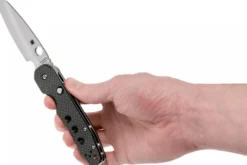 Couteau pliant Spyderco Smock C240CFP manche en fibre de carbone/G10 noir 11,5cm