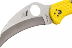 Couteau pliant Spyderco Tasman Salt 2 C106PYL2 manche nylon/fibre de verre jaune 10,8cm