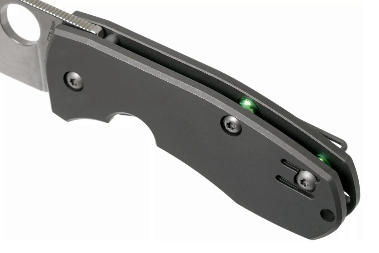 Couteau pliant Spyderco Techno 2 C158TIP2 manche en titane 8,8cm