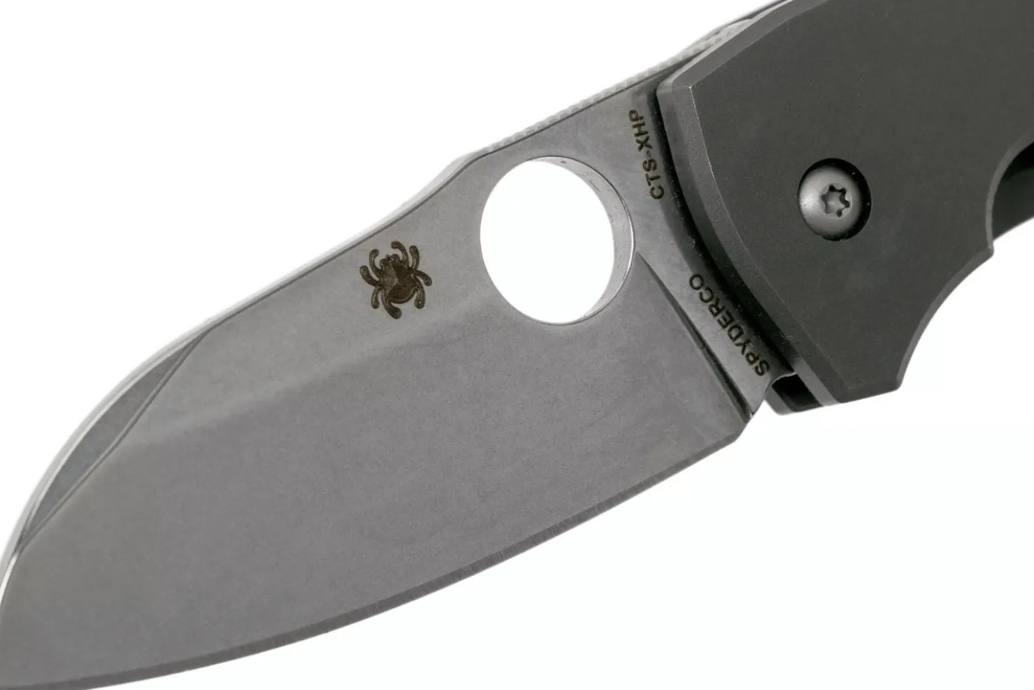 Couteau pliant Spyderco Techno 2 C158TIP2 manche en titane 8,8cm