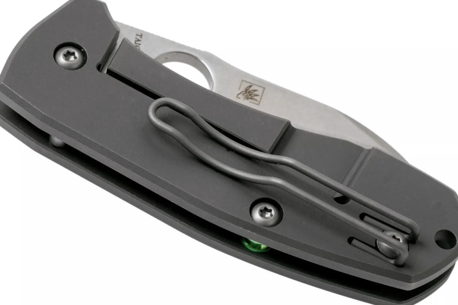 Couteau pliant Spyderco Techno 2 C158TIP2 manche en titane 8,8cm