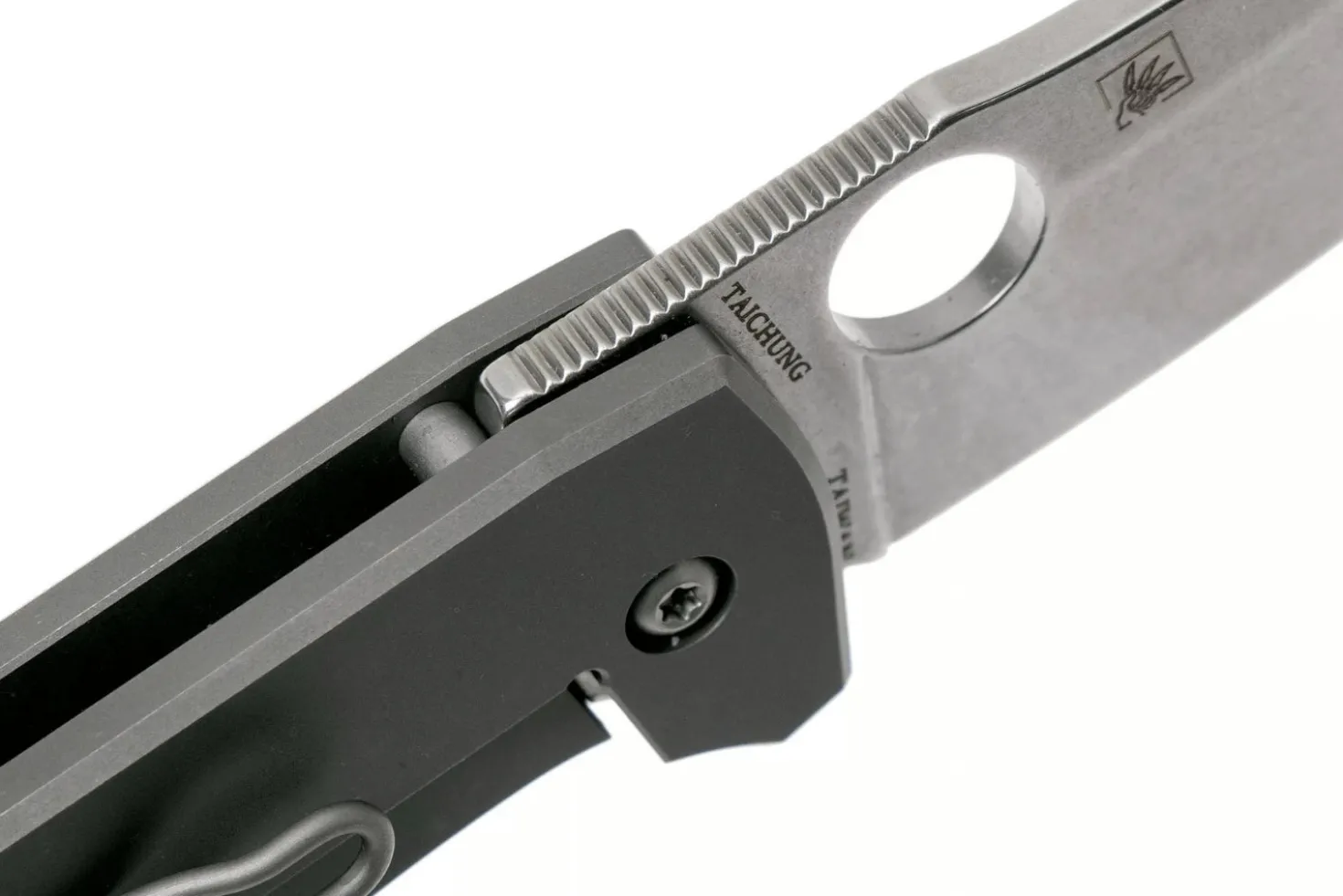 Couteau pliant Spyderco Techno 2 C158TIP2 manche en titane 8,8cm