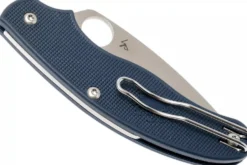 Couteau pliant Spyderco UK Penknife C94PDBL manche en nylon/fibre de verre bleu foncé 10cm