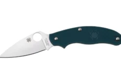 Couteau pliant Spyderco UK Penknife C94PCBL manche en nylon / fibre de verre bleu foncé 10cm