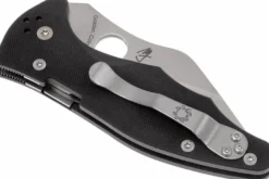 Couteau pliant Spyderco Yojimbo 2 C85GP2 Wharncliffe manche G10 noir 11,4cm