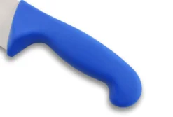 Couteau à poisson DEGLON lame 42cm grandes dents manche PP bleu