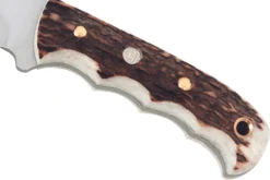 Couteau Puma IP Catamount Stag II 304211 lame 11,1cm manche bois de cerf + étui en cuir