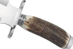 Couteau Puma IP Catcher III Stag 310524 lame 23,3cm manche bois de cerf + étui en cuir