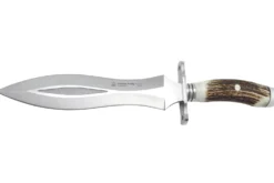 Couteau Puma IP Catcher II Stag 312723 lame 23,3cm manche bois de cerf + étui en cuir