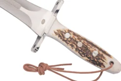 Couteau Puma IP Catcher Stag 304927 lame 27cm manche bois de cerf + étui en cuir