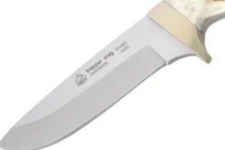 Couteau Puma IP Trapper Stag 309410 lame 11cm manche bois de cerf + étui en cuir