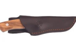 Couteau Puma IP Valencia Olive 328410 lame 9,3cm manche olivier + étui en cuir
