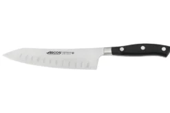Couteau rocking santoku forgé Riviera Arcos lame alvéolée 18cm