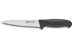 Couteau à saigner professionnel Fischer HACCP 17cm manche noir