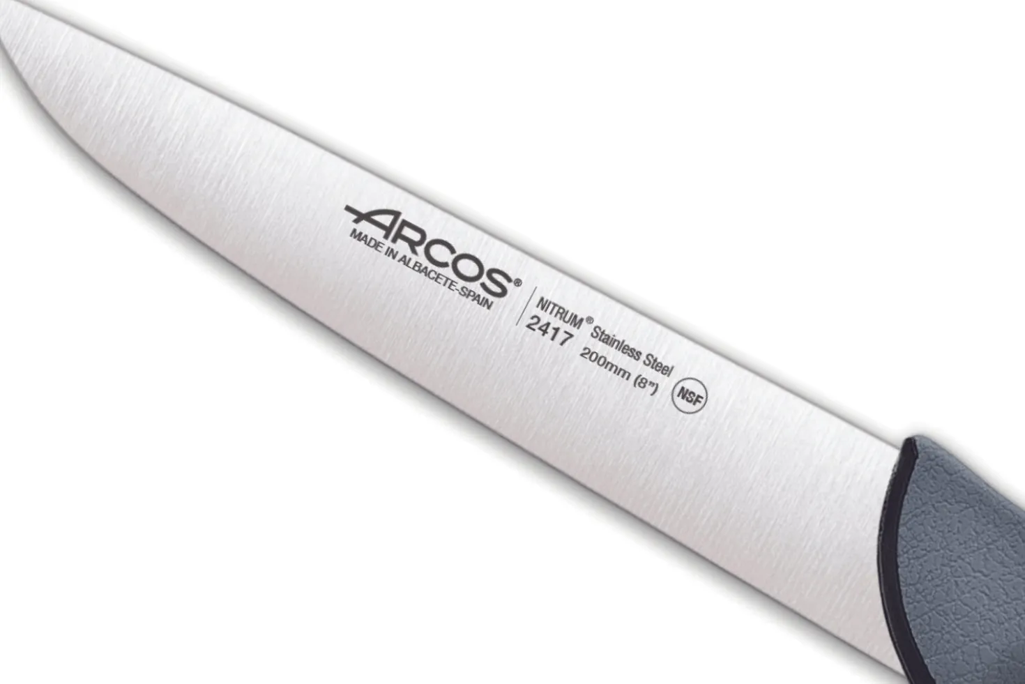 Couteau à saigner professionnel Arcos Colour Prof 241700 lame 20cm manche en PP