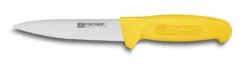 Couteau à saigner professionnel Fischer HACCP 14cm manche jaune