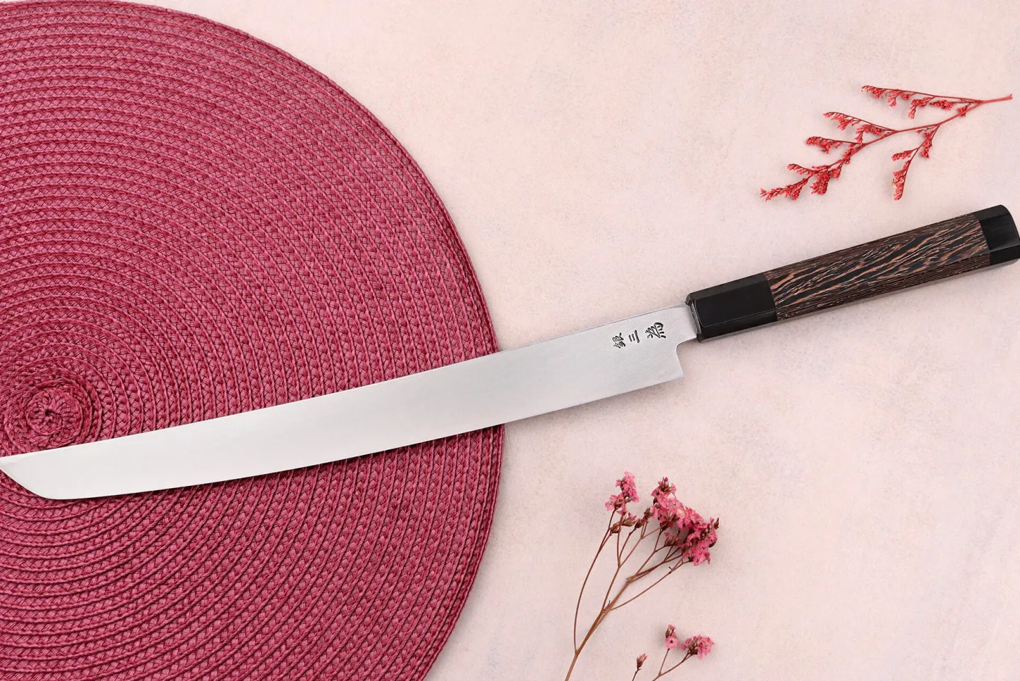Couteau sakimaru 30cm japonais artisanal Sakai Takayuki Zangetsu