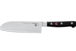 Couteau santoku alvéolé Chroma Japan Chef 17.2cm acier allemand