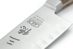 Couteau santoku alvéolé Güde Alpha Olive 18cm en acier forgé