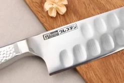 Couteau santoku alvéolé japonais Glestain Home Series 17cm