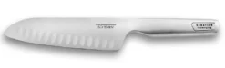 Couteau santoku alvéolé Sabatier Trompette design Tout Inox 17cm