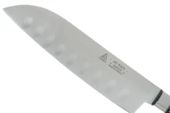 Couteau santoku Au Nain Pépite lame forgée alvéolée 20cm