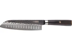 Couteau santoku 17cm Fukito Ébène Damas VG10