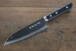 Couteau santoku 16,5cm Japan Kanetsune acier VG1 martelé