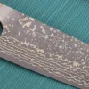 Couteau santoku 16,5cm japonais artisanal Takeshi Saji VG10 Gold