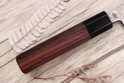 Couteau santoku 16,5cm japonais artisanal Yoshimune par Kawamura WS2 poli