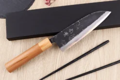 Couteau santoku 16,5cm japonais artisanal Kouki Hashimoto BS2