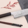 Couteau santoku 16,5cm japonais artisanal Makoto Kurosaki VG7 Damas