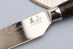 Couteau santoku 12cm Kutoyama Black Pakka