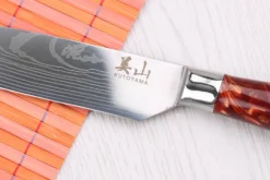 Couteau santoku 12cm Kutoyama Red Flame