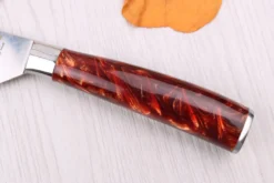 Couteau santoku 12cm Kutoyama Red Flame
