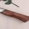 Couteau santoku 18cm Ryda Knives A-30 San Maï et manche en noyer