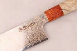 Couteau santoku 18cm Sayuto Érable Damas 12Cr