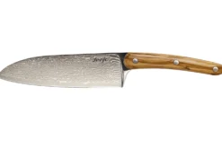 Couteau santoku Deejo lame damas 17cm Édition limitée 2025 avec support magnétique