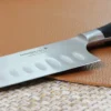 Couteau santoku Idéal Sabatier DEG lame alvéolée 17cm